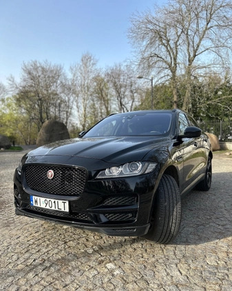 Jaguar F-Pace cena 147000 przebieg: 67000, rok produkcji 2019 z Warszawa małe 781